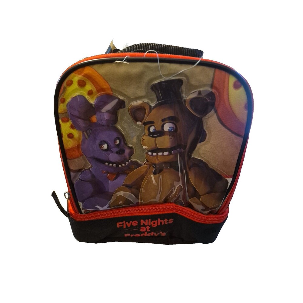 Five Nights at Freddy's Kids Insulated Lunch Bag 2-Compartment School Lunch Box